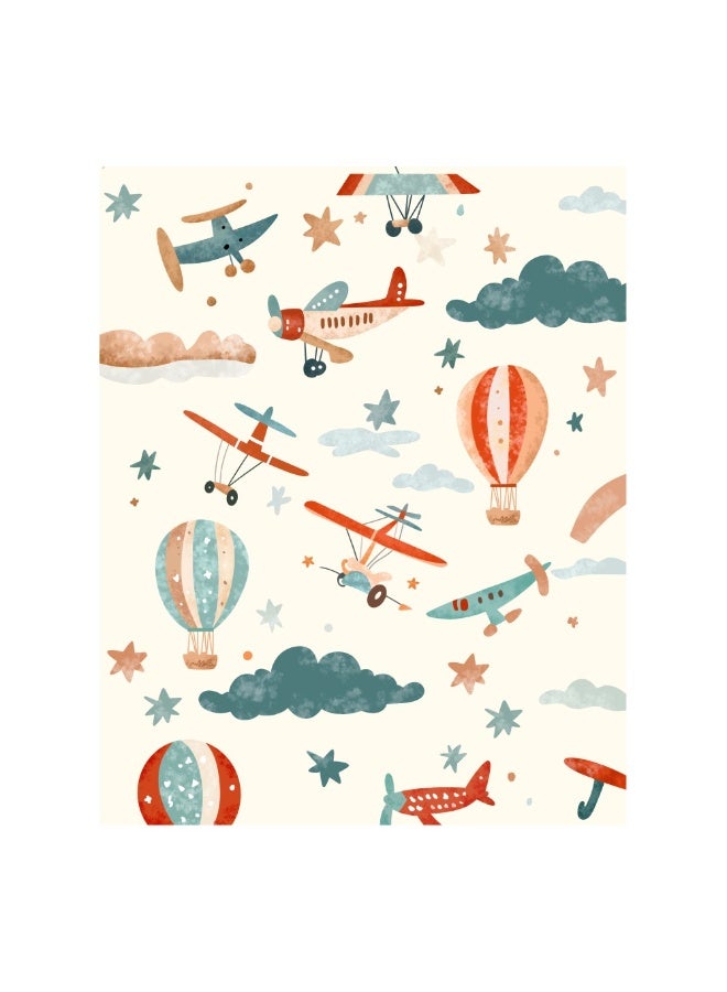 Factory Price Plane and Hot Baloon Cushion Play Mat Rug – Soft Padded Carpet with Non-Slip Backing, 160 x 200 cm - Image 1
